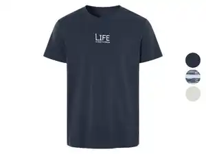 LIVERGY® Herren T-Shirt, aus reiner Baumwolle