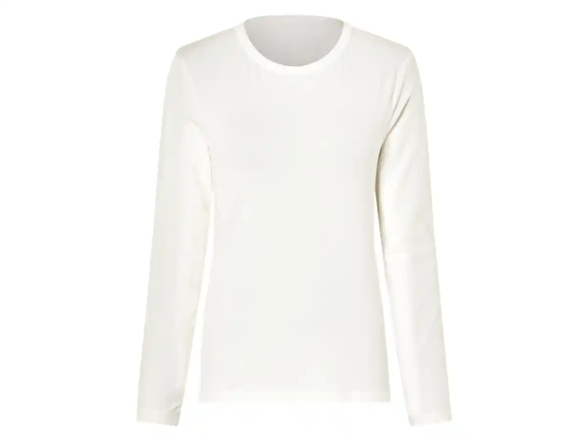 Bild 2 von esmara® Damen Langarmshirt, 2 Stück, mit Baumwolle