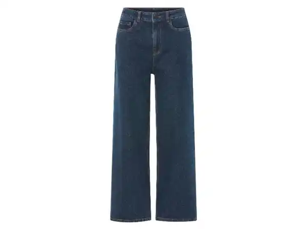 Bild 2 von esmara® Damen Jeans, Wide Leg, hohe Leibhöhe