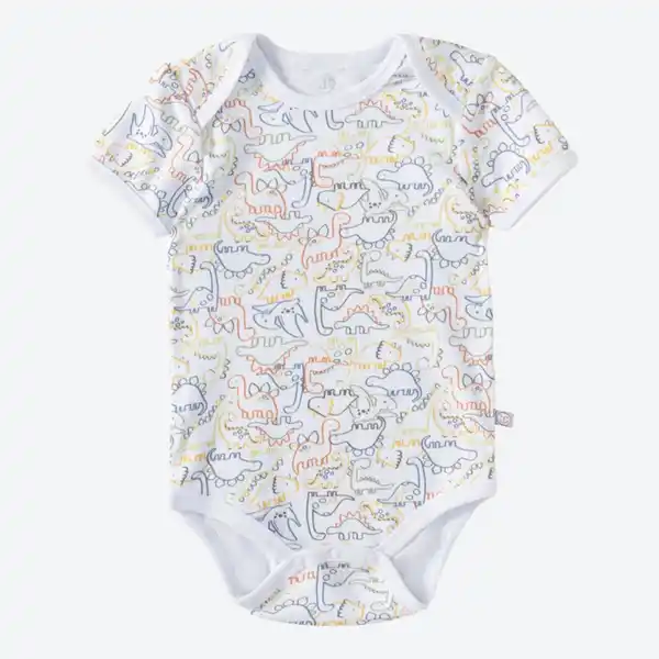 Bild 4 von Baby-Jungen-Body mit bunten Dinosaurier-Motiven