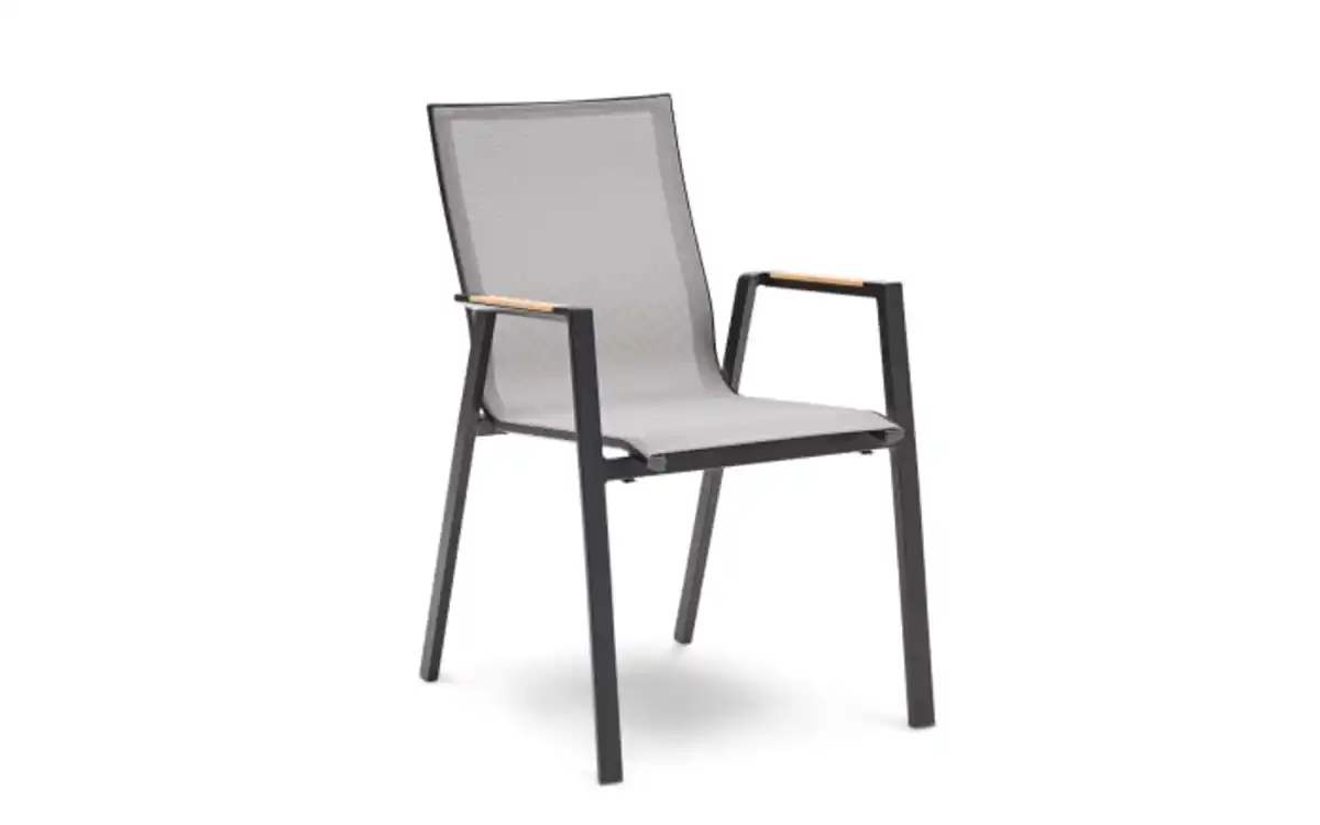 Bild 1 von Mondo - Stapelstuhl Ferina, in anthrazit und grau