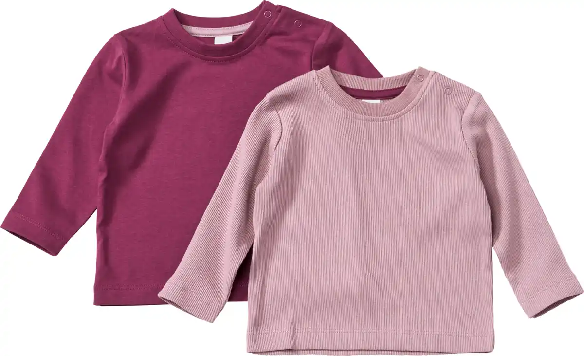 Bild 1 von ALANA Langarmshirts, rosa + lila, Gr. 86