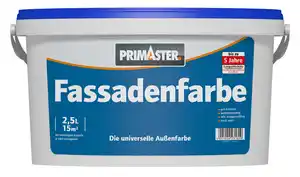 Primaster Fassadenfarbe 2,5 L weiß matt