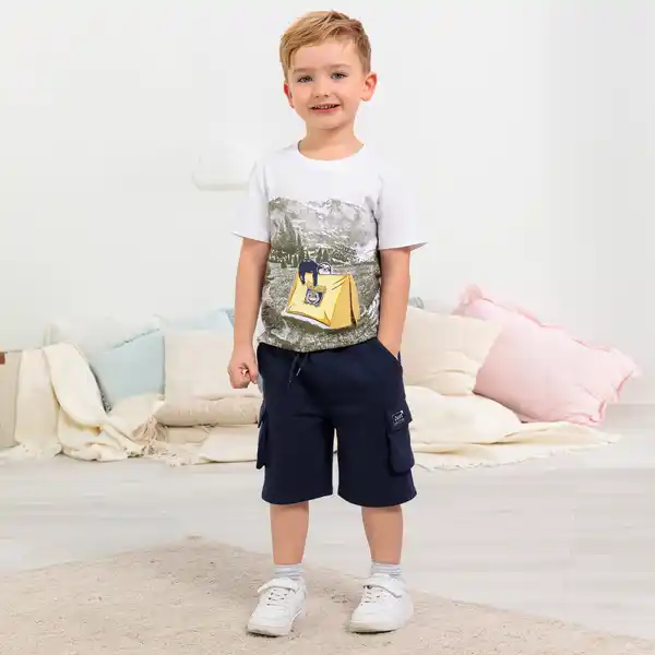 Bild 1 von Kinder-Jungen-Bermudas aus Baumwolle