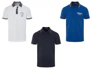 LIVERGY® Herren Poloshirt in Pikee-Qualität, mit Kontraststreifen