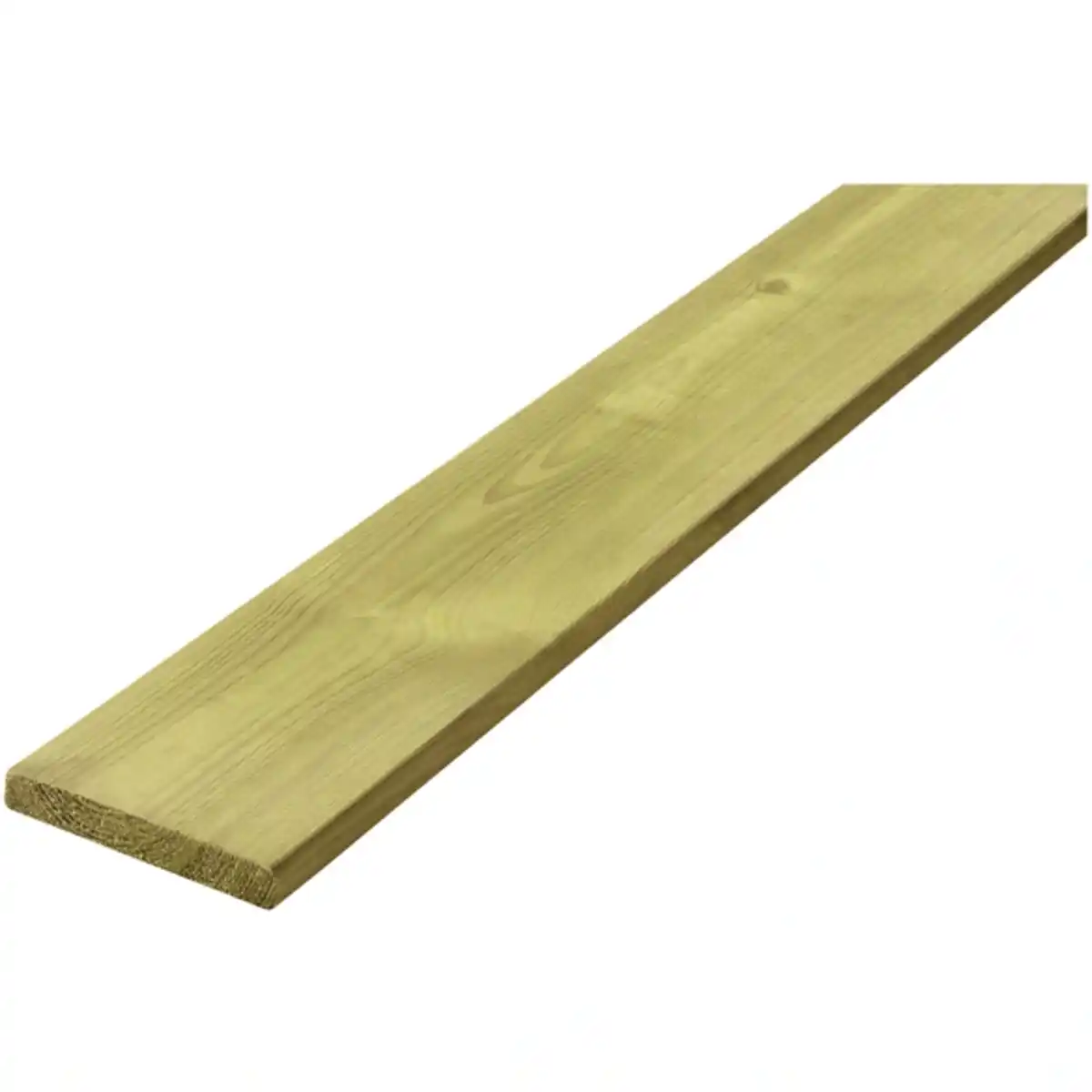 Bild 1 von Holz-Terrassendielen, Breite: 12 cm, Stärke: 2 cm, kesseldruckimprägniert, 1 Stk.