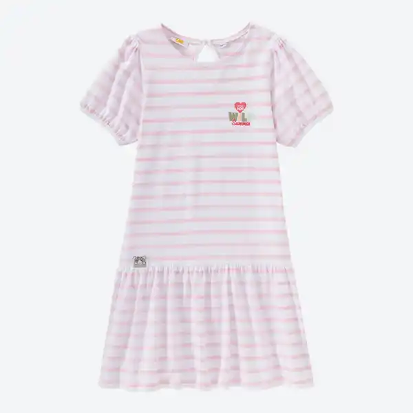 Bild 3 von Kinder-Mädchen-Kleid mit Streifenmuster