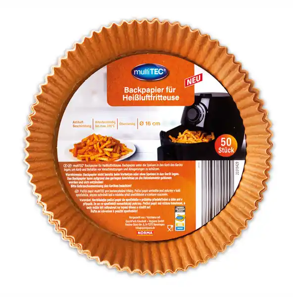 Bild 3 von Multitec Backpapier für Heißluftfritteusen