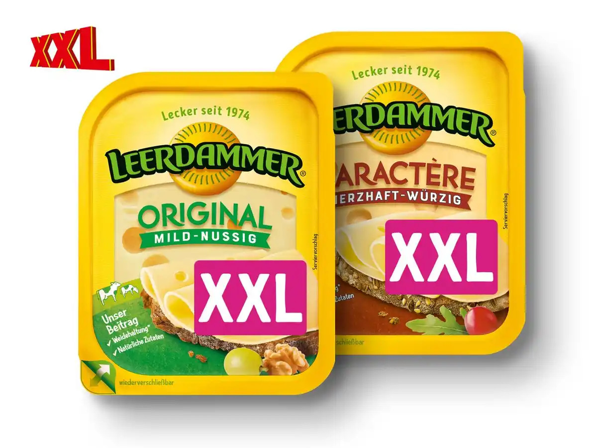 Bild 1 von Leerdammer Käsescheiben XXL