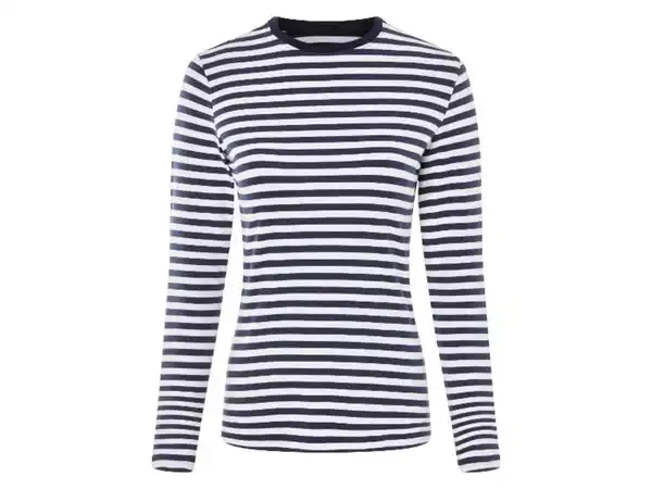 Bild 3 von esmara® Damen Langarmshirt, 2 Stück, aus Stretchjersey