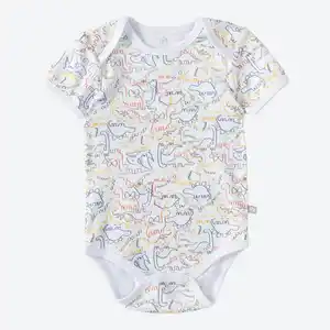 Baby-Jungen-Body mit bunten Dinosaurier-Motiven