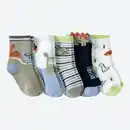 Bild 2 von Baby-Jungen-Socken mit Dino-Motiven, 5er-Pack