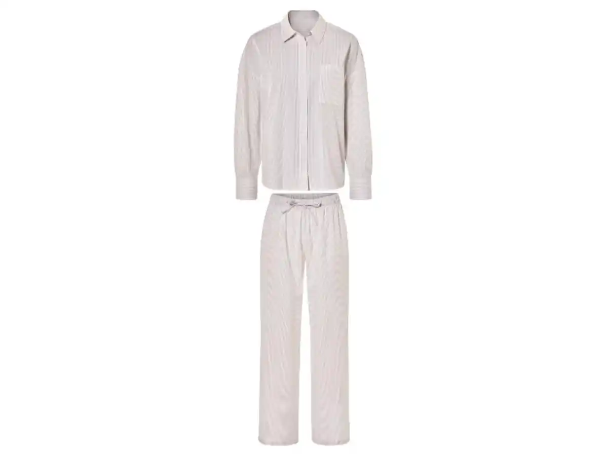Bild 2 von esmara® Damen Pyjama, mit Brusttasche