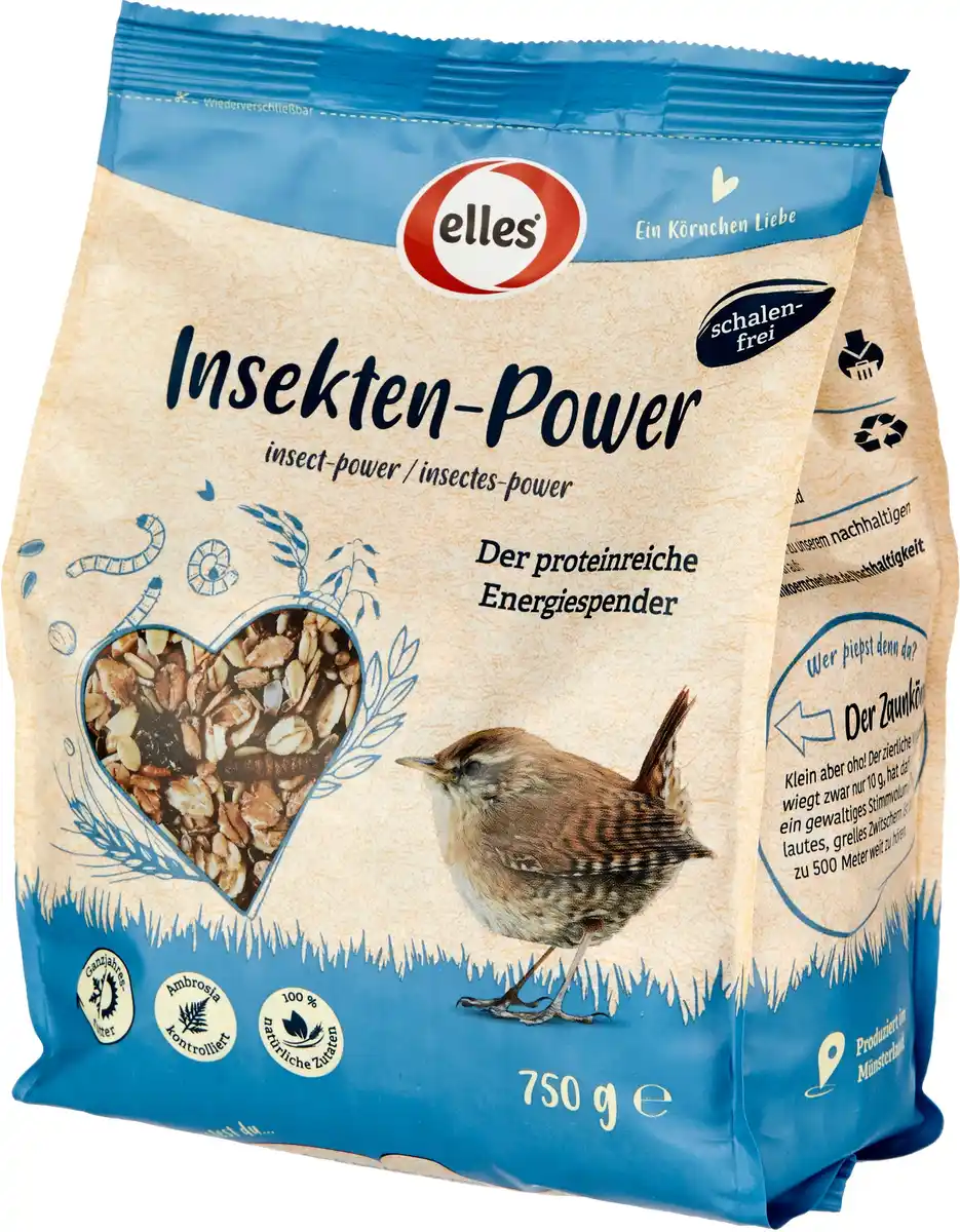 Bild 1 von Elles Wildvogelfutter Insekten-Power 750 g