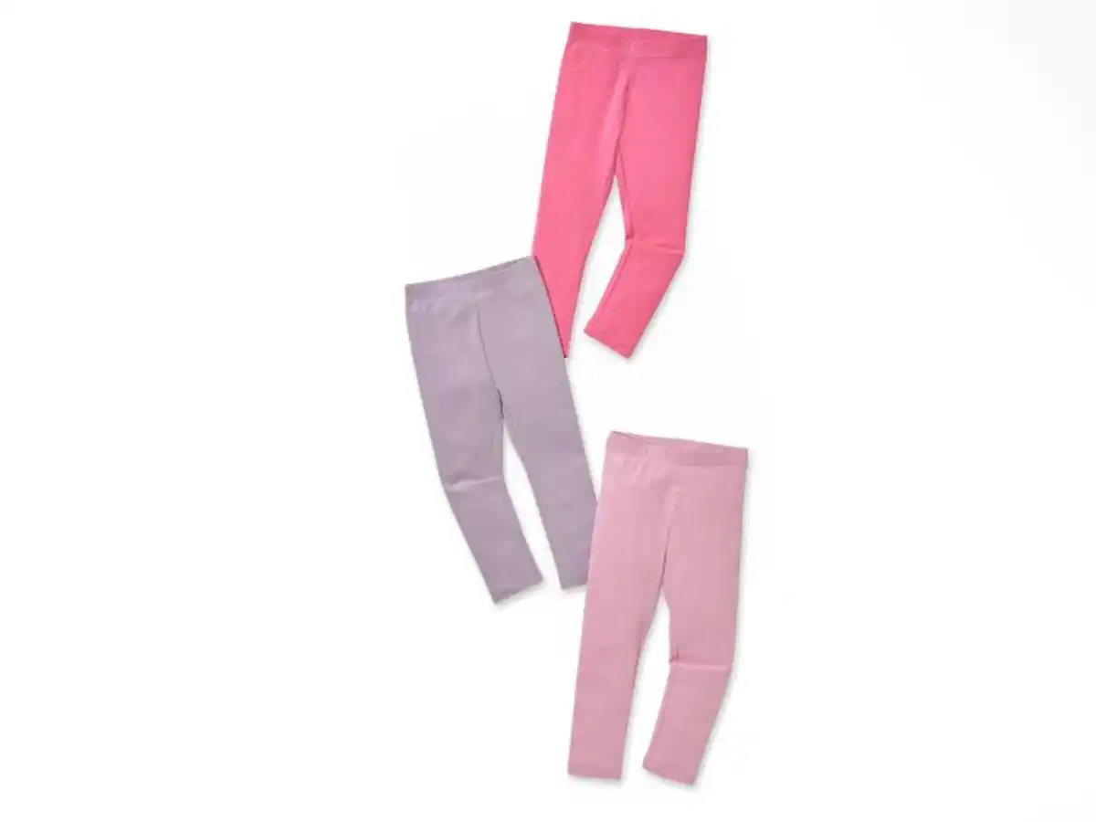 Bild 3 von lupilu® Kleinkinder Leggings, 3 Stück, mit hoher Baumwollanteil