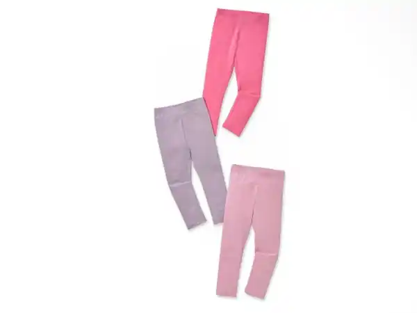 Bild 3 von lupilu® Kleinkinder Leggings, 3 Stück, mit hoher Baumwollanteil