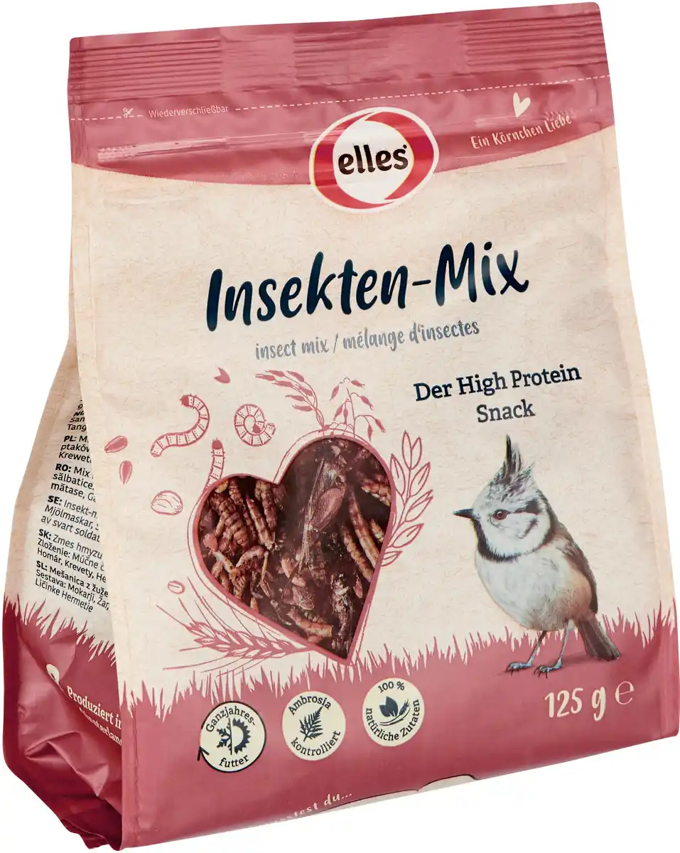Bild 1 von Elles Wildvogelfutter Insektenmix 125 g