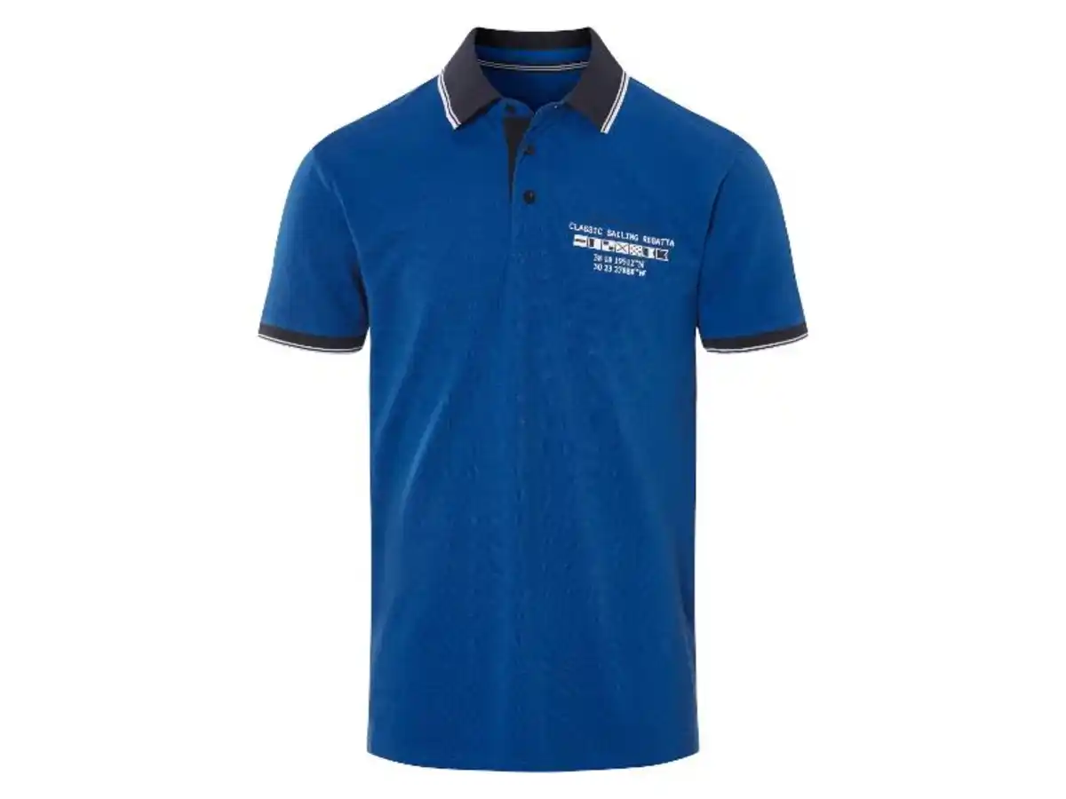 Bild 2 von LIVERGY® Herren Poloshirt in Pikee-Qualität, mit Kontraststreifen