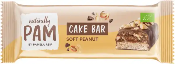 Bild 1 von Naturally PAM Haferriegel Cake Bar Soft Peanut