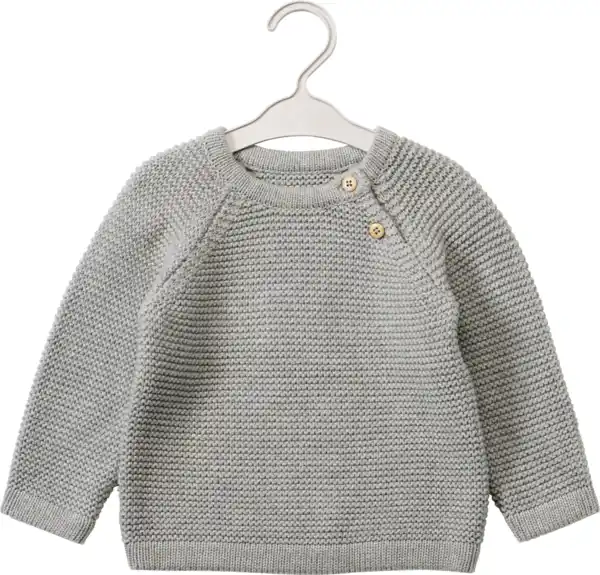 Bild 1 von ALANA Pullover aus Strick, grau, Gr. 80