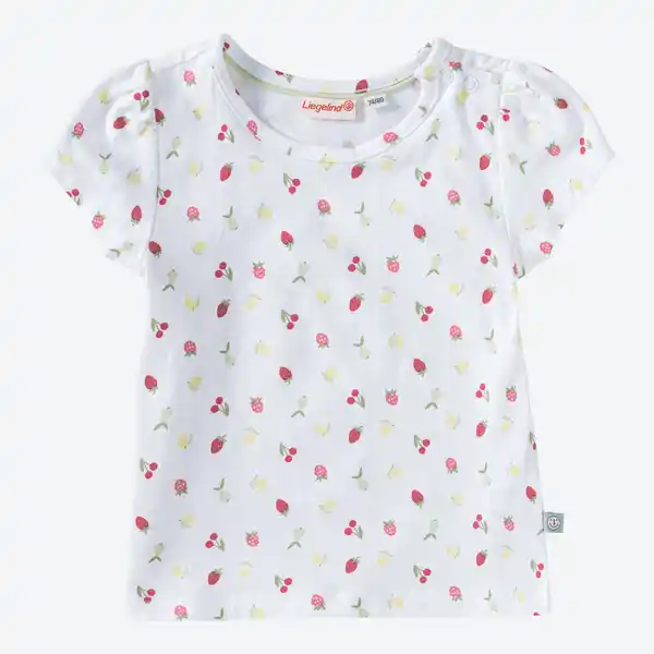 Bild 3 von Baby-Mädchen-T-Shirt mit Früchte-Aufdruck
