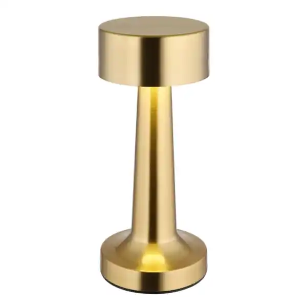 Bild 2 von GLOBO LIGHTING Akku-Tischleuchte »ANGELIKA«, 65lm, Metall, messingfarben