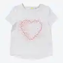 Bild 1 von Kinder-Mädchen-T-Shirt mit Herz-Aufdruck