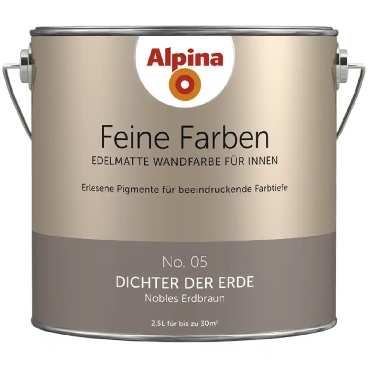 Bild 1 von ALPINA Dispersionsfarbe »Feine Farben«, edelmatt, 2,5 l