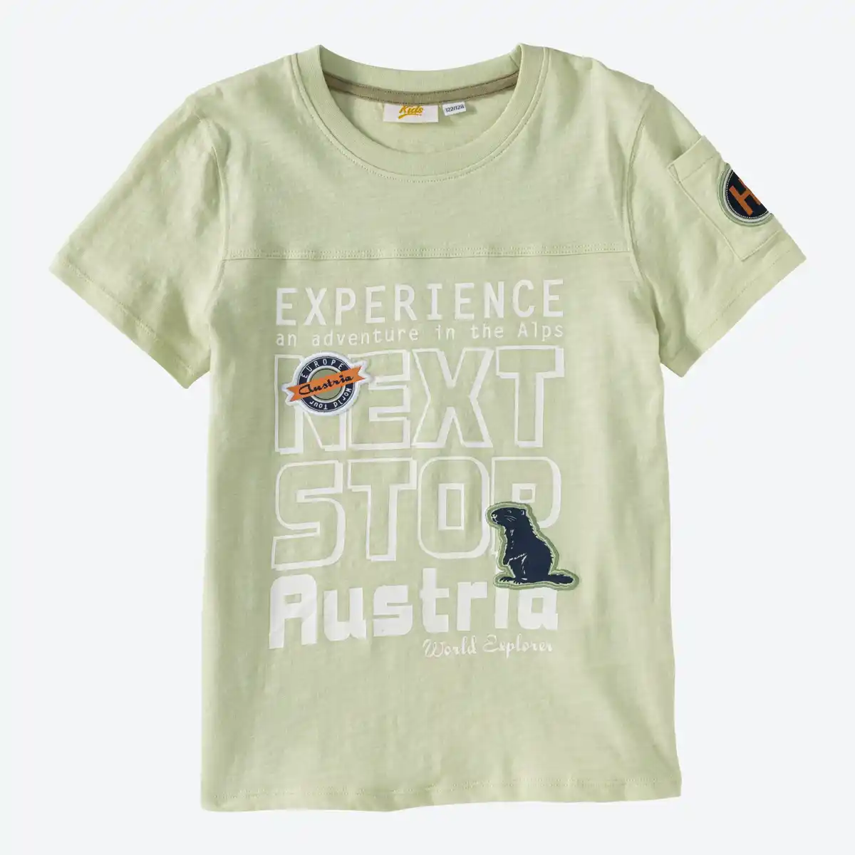 Bild 3 von Kinder-Jungen-T-Shirt mit Arm-Tasche