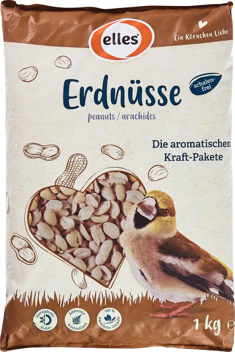 Bild 1 von Elles Wildvogelfutter Erdnusskerne 1 kg