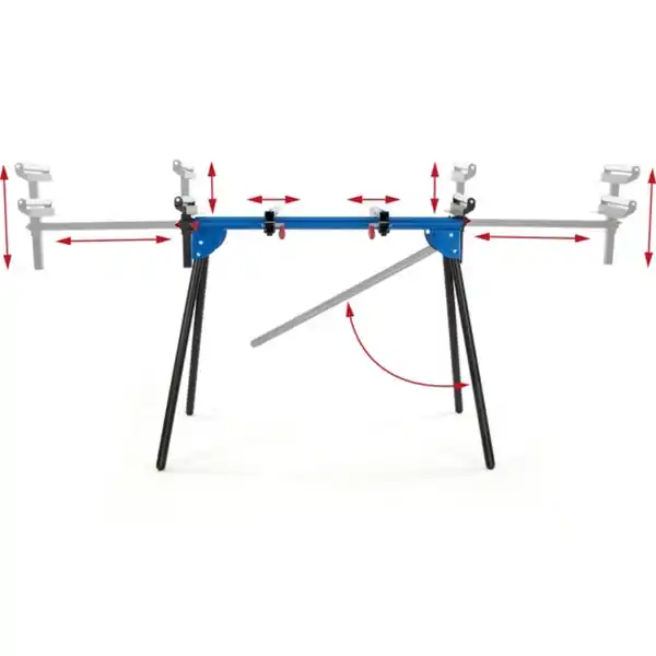 Bild 2 von rikta Maschinen-Untergestell, Gestellhöhe: 78 cm, höheneinstellbar + ausziehbar
