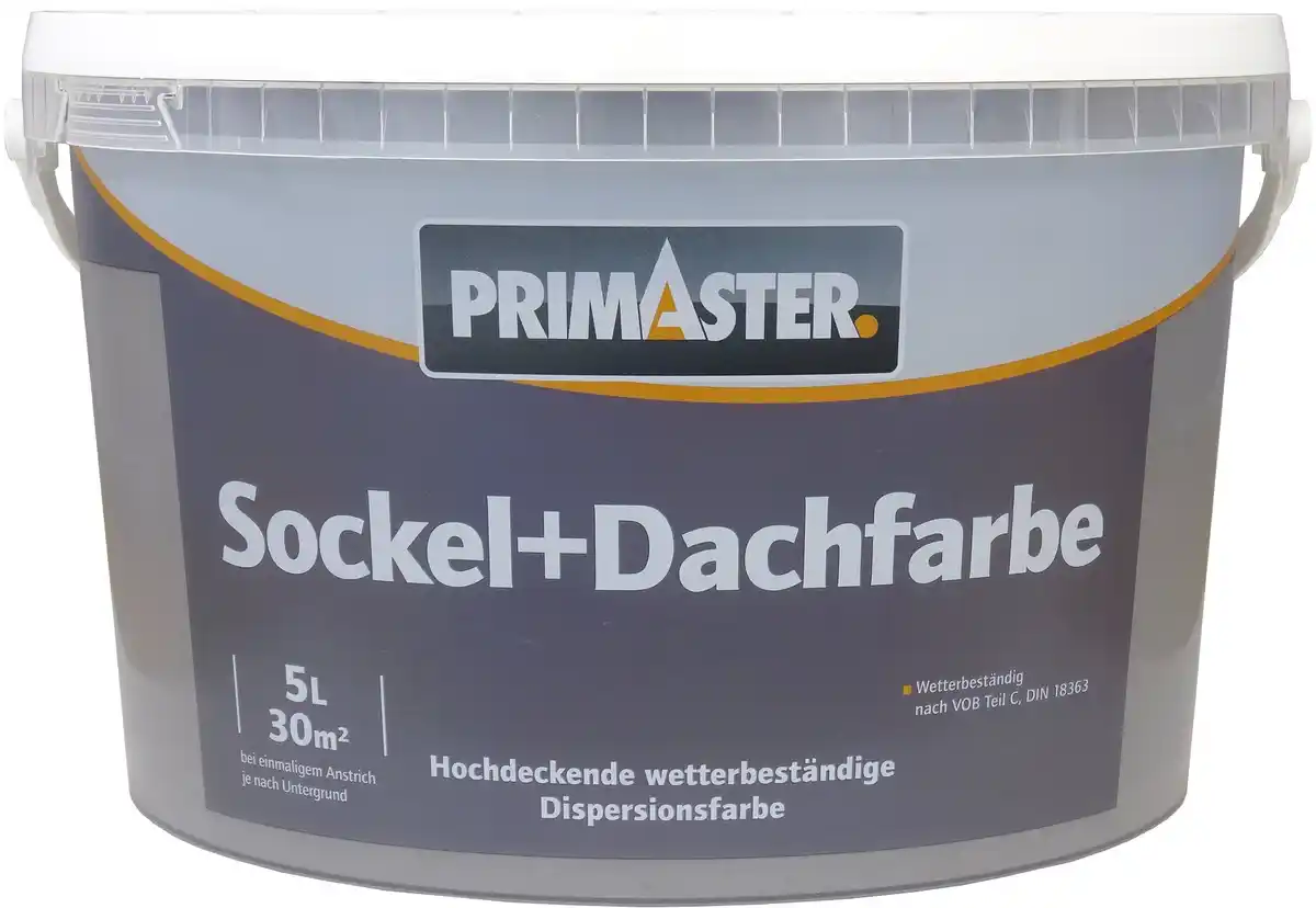 Bild 1 von Primaster Sockel- und Dachfarbe 5 L schiefer matt