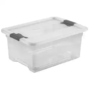 KEEEPER Aufbewahrungsbox »Cornelia«, 12 Liter, BxHxL: 29,5 x 17,5 x 39,5 cm, Kunststoff, transparent