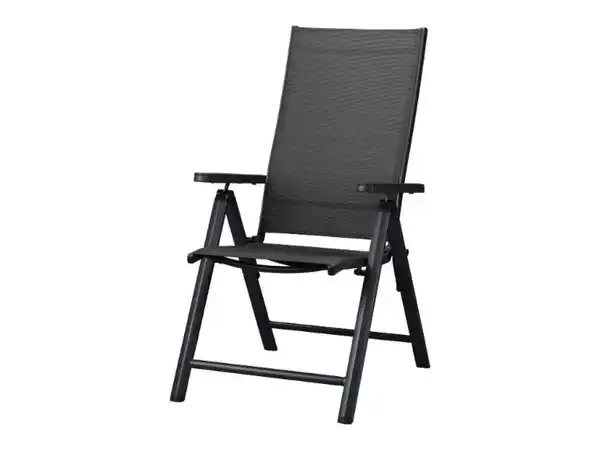 Bild 4 von LIVARNO home Alu-Set »Houston«, 5-teilig - Standardtisch & 4 Hochlehner, grau