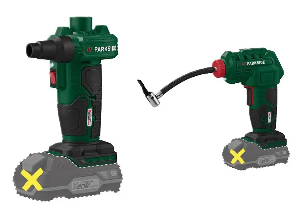 Bild 1 von PARKSIDE® 20 V Akku-Luftpumpe »PALP 20-Li B2« / Akku-Kompressor »PAK 20-Li B2«, ohne Akku und Ladegerät