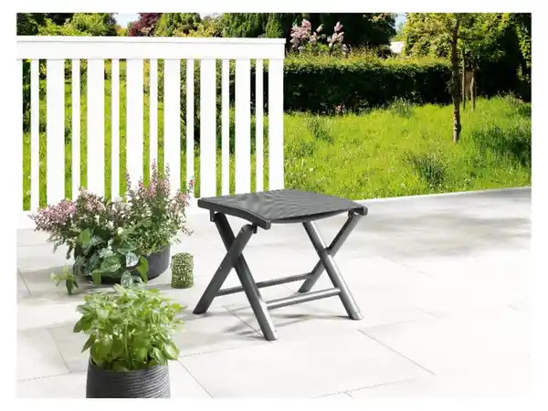 Bild 3 von LIVARNO home Alu-Klapphocker »Houston«, grau