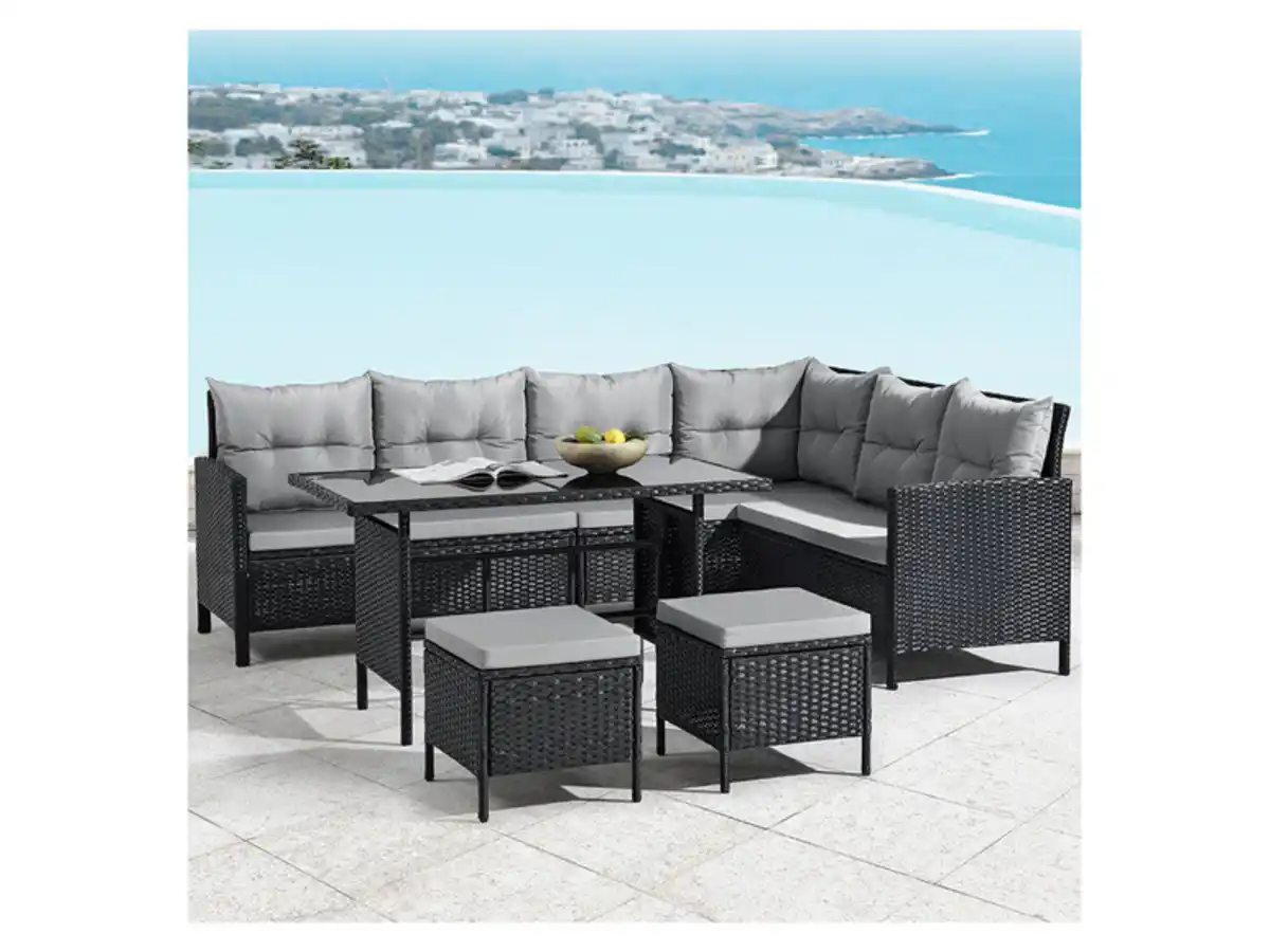 Bild 3 von Juskys Gartenlounge »Manacor«, 4-teilig