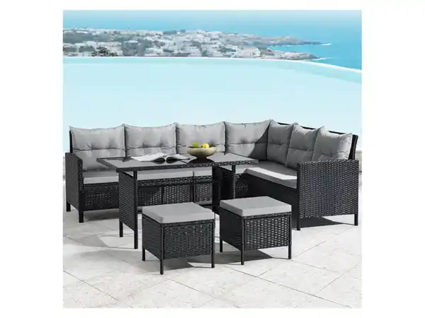 Bild 3 von Juskys Gartenlounge »Manacor«, 4-teilig