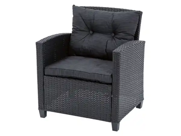 Bild 3 von LIVARNO home Lounge-Set, 4-teilig, mit Kissen, anthrazit