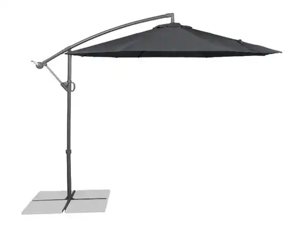 Bild 3 von LIVARNO home Ampelschirm, 3 m, mit Handkurbel, anthrazit