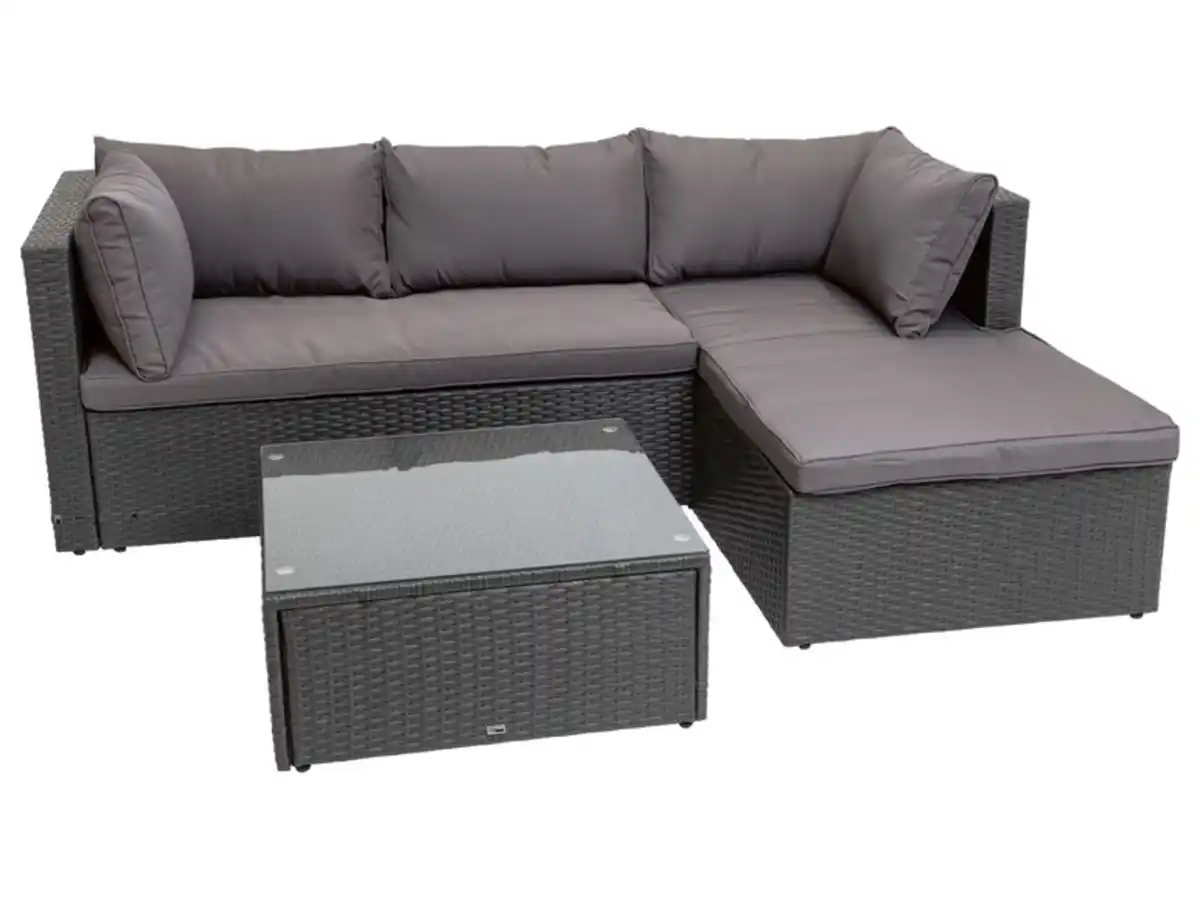 Bild 1 von LIVARNO home Loungeecke mit Tisch, grau