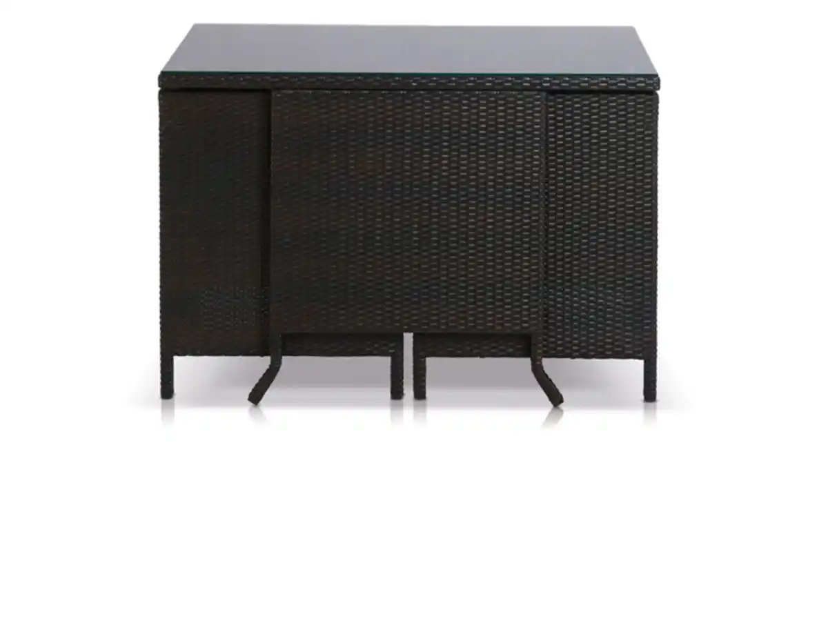 Bild 4 von LIVARNO home Balkon-Set, aus Geflecht, 3-teilig, braun