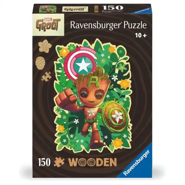 Bild 1 von Groot - WOODEN - Kontur-Holzpuzzle - 150 Teile