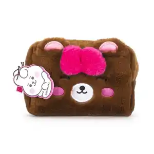 Mini-Etui - B&#228;r mit pinker Schleife