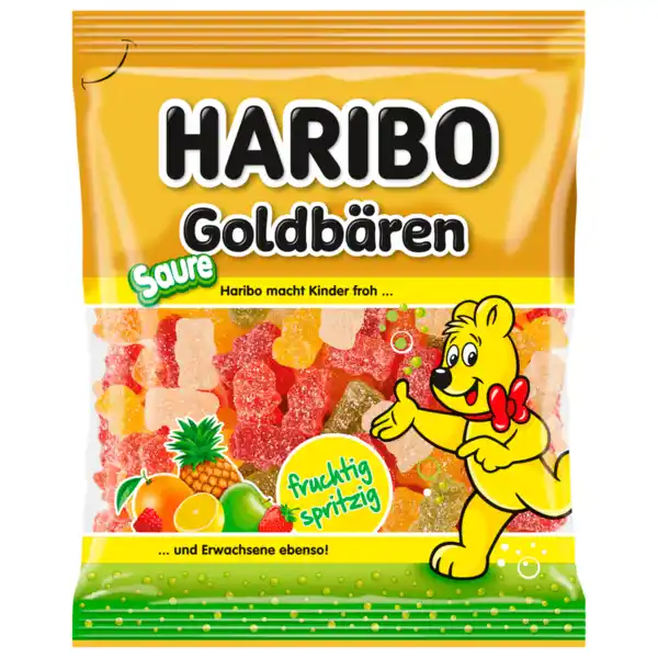 Bild 1 von Haribo Fruchtgummi Goldbären Sauer 175g