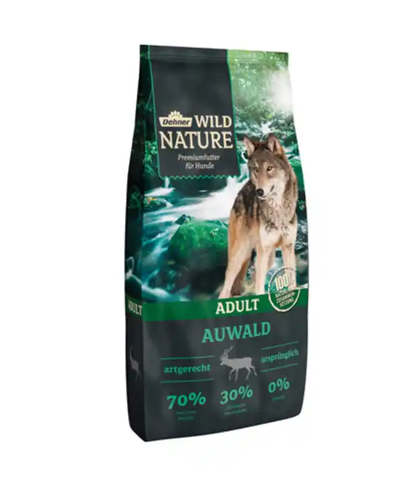 Bild 1 von Dehner Wild Nature Trockenfutter für Hunde Auwald Adult, Wild