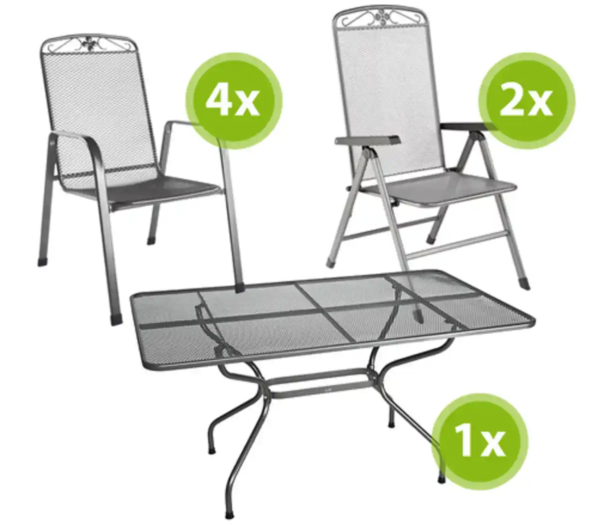 Bild 1 von Gartenmöbelset Savoy 1, 7-teilig