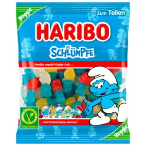 Haribo Fruchtgummi Schlümpfe Vegetarisch 175g