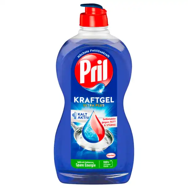 Bild 1 von Pril Spülmittel Kraft Gel Ultra Plus 450ml