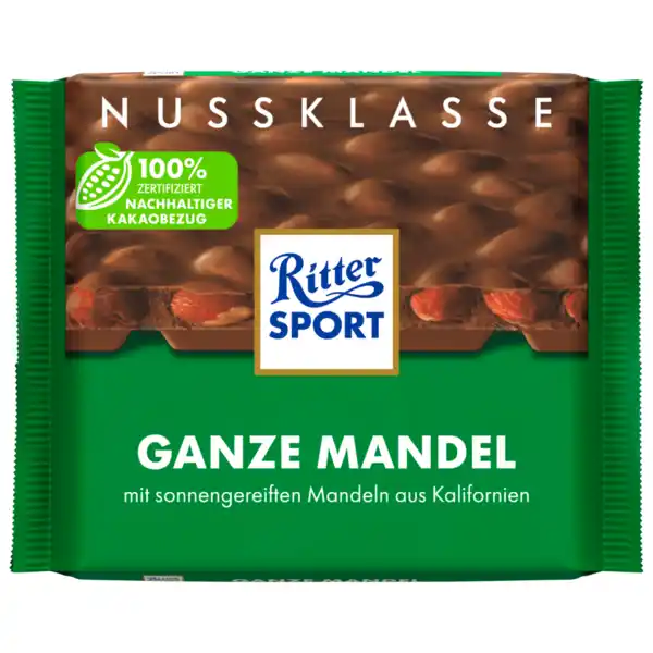 Bild 1 von Ritter Sport Nussklasse Ganze Mandel 100g